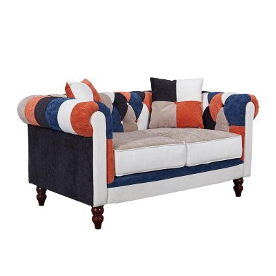 Canapé Chesterfield Patchwork 2 places