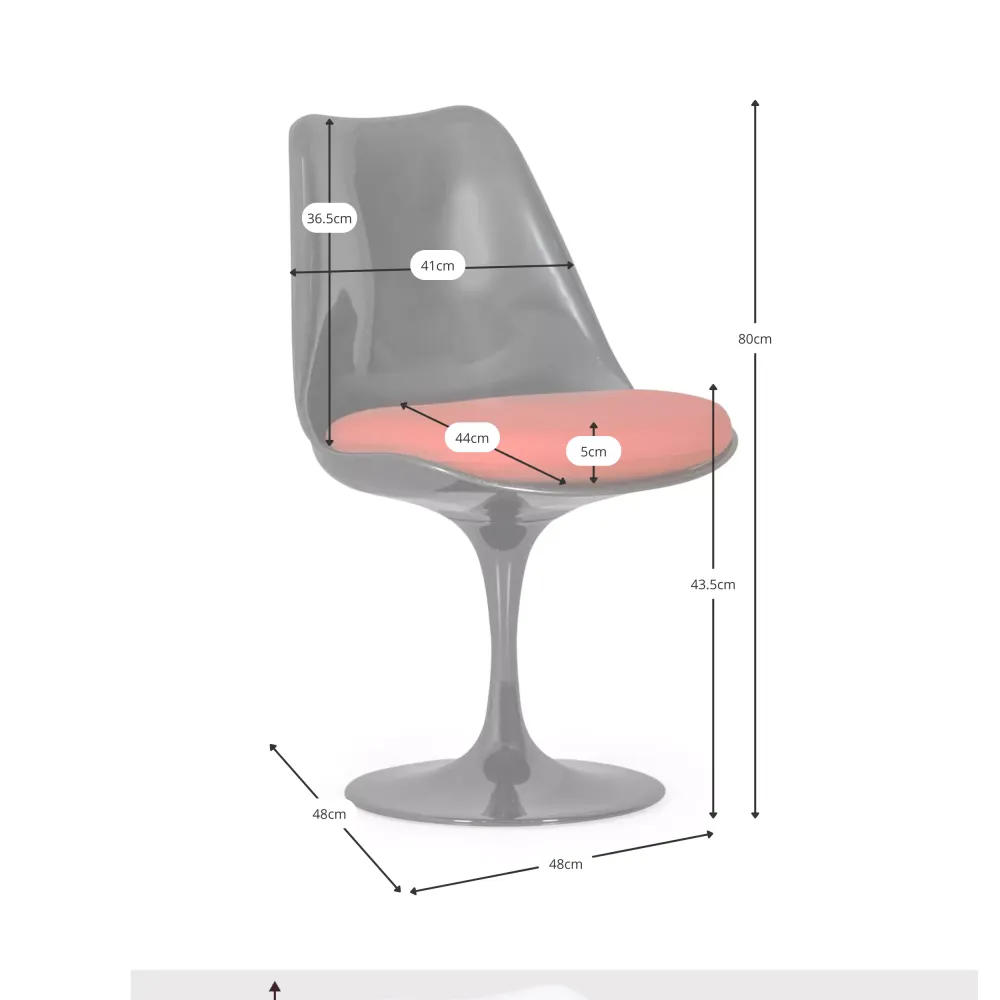 Sedia Tulip Chair Black