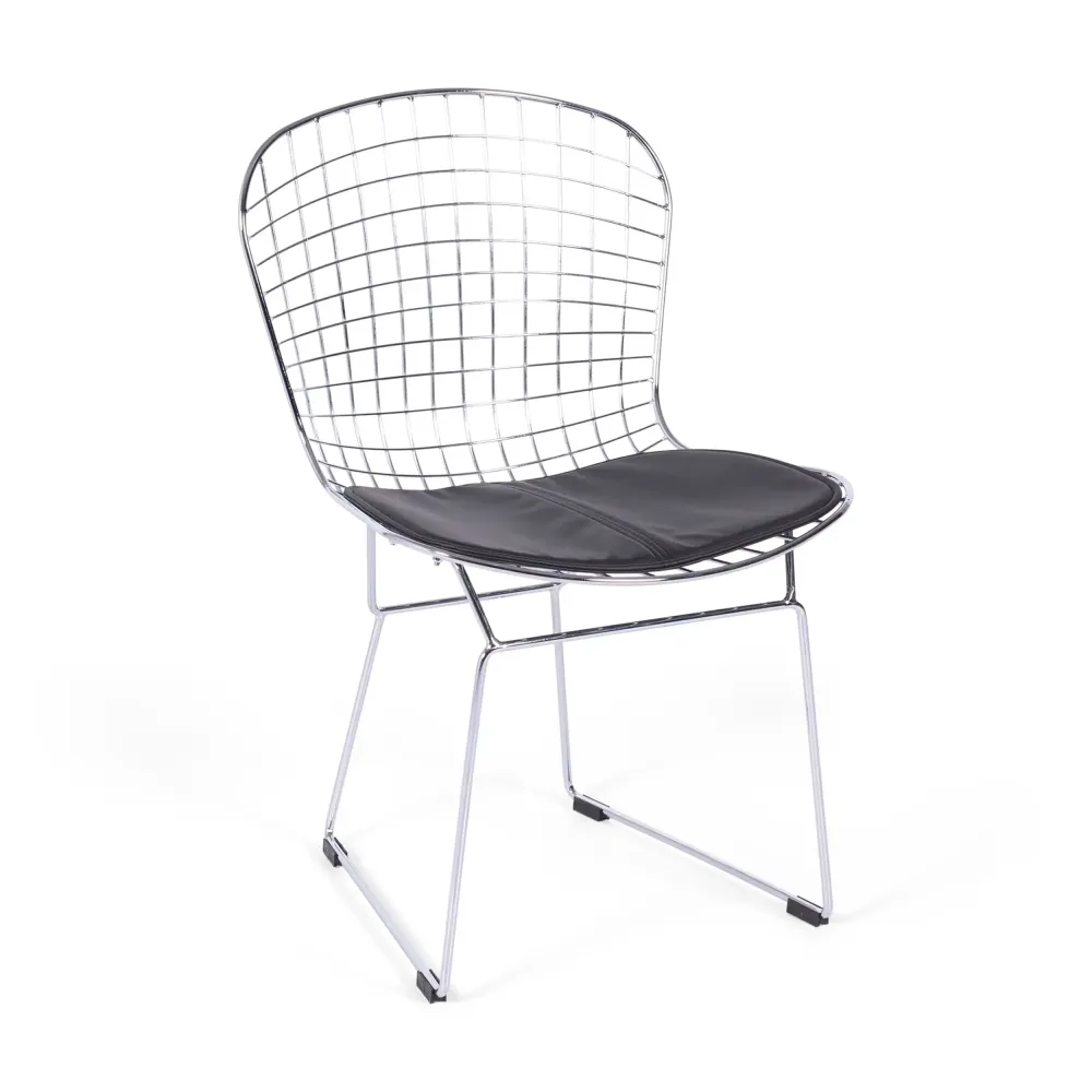 Inspirazione Sedia Bertoia Cromata - Sedia Industriale - Mobiliedesign