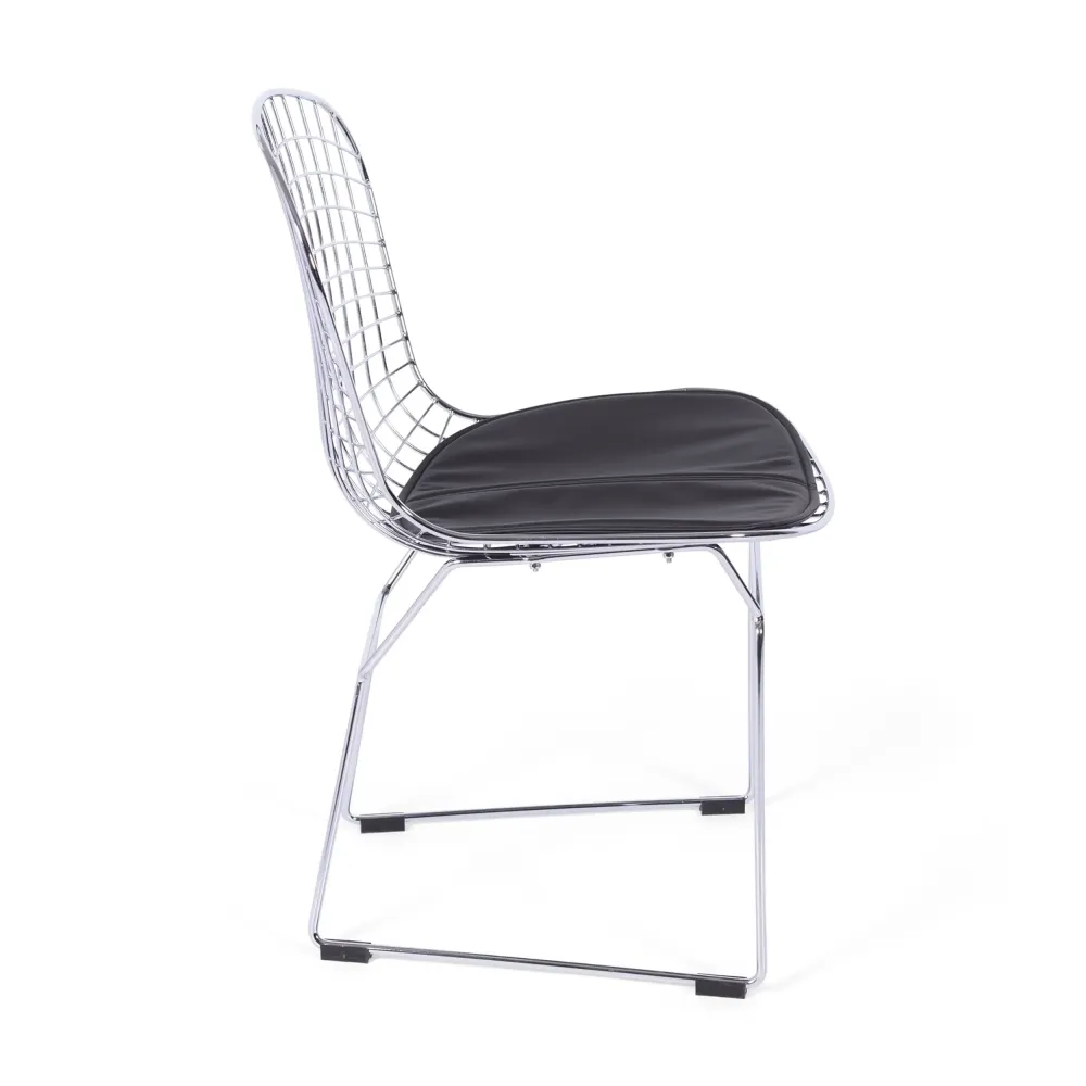Inspirazione Sedia Bertoia Cromata - Sedia Industriale - Mobiliedesign