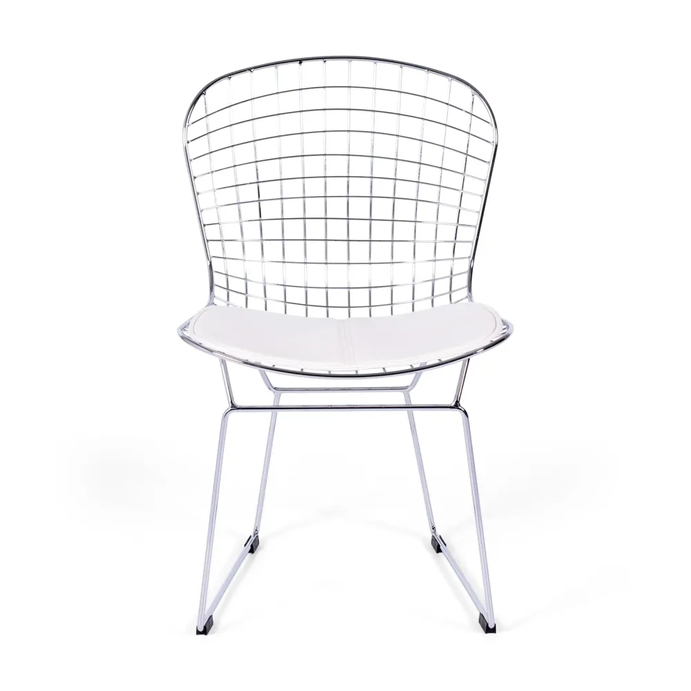 Inspirazione Sedia Bertoia Cromata - Sedia Industriale - Mobiliedesign