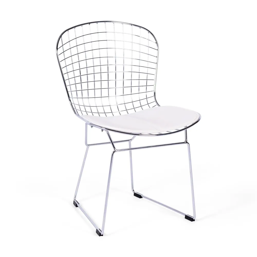 Inspirazione Sedia Bertoia Cromata - Sedia Industriale - Mobiliedesign