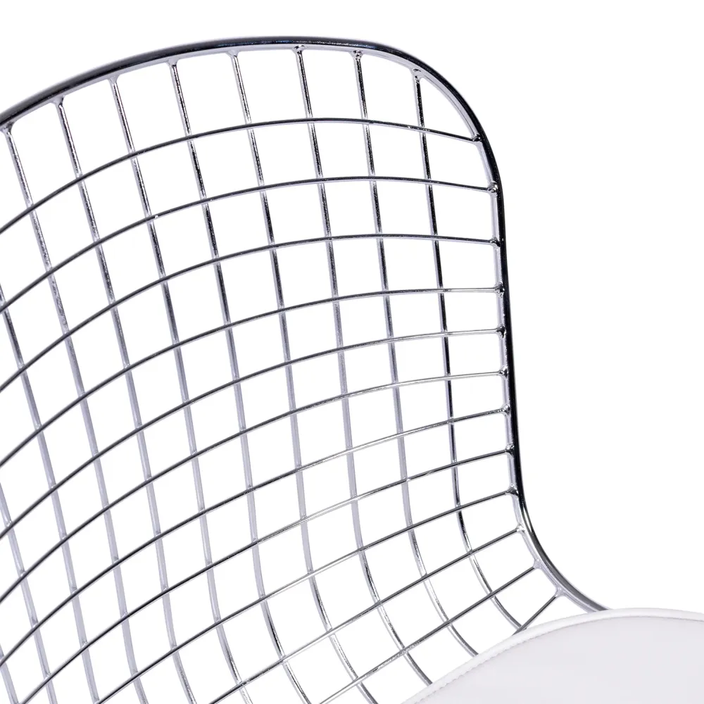 Inspirazione Sedia Bertoia Cromata - Sedia Industriale - Mobiliedesign