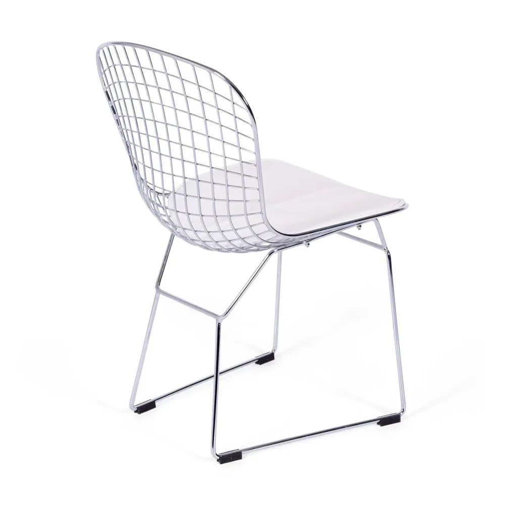 Inspirazione Sedia Bertoia Cromata - Sedia Industriale - Mobiliedesign