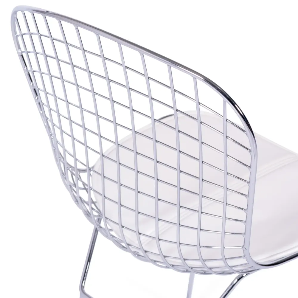 Inspirazione Sedia Bertoia Cromata - Sedia Industriale - Mobiliedesign