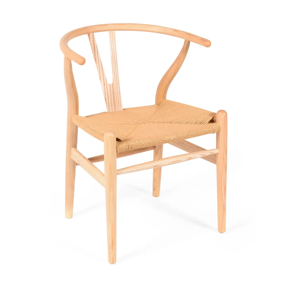 Sedia Wish CH24 Fatta a Mano in Legno di Frassino