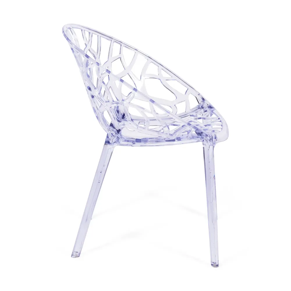 Sedia da esterno trasparente Chrystal Replica