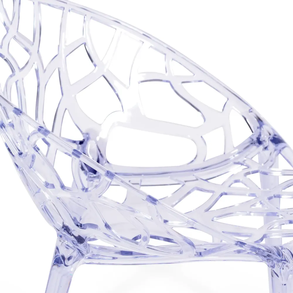 Sedia da esterno trasparente Chrystal Replica