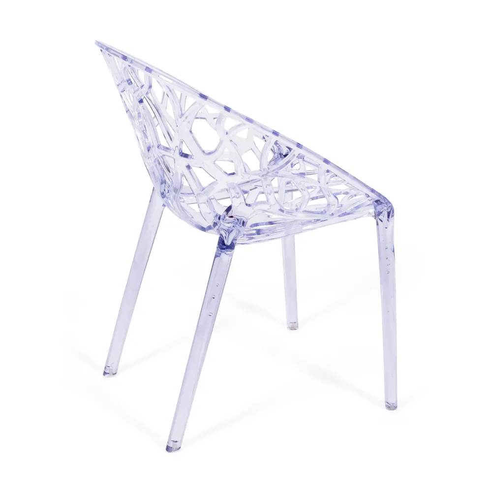Sedia da esterno trasparente Chrystal Replica