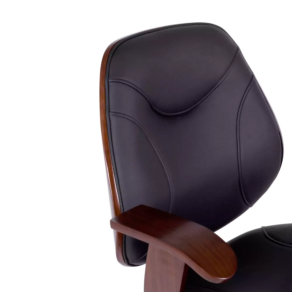 Sedia da ufficio Cambridge in legno-Sedie in similpelle-Mobilie design
