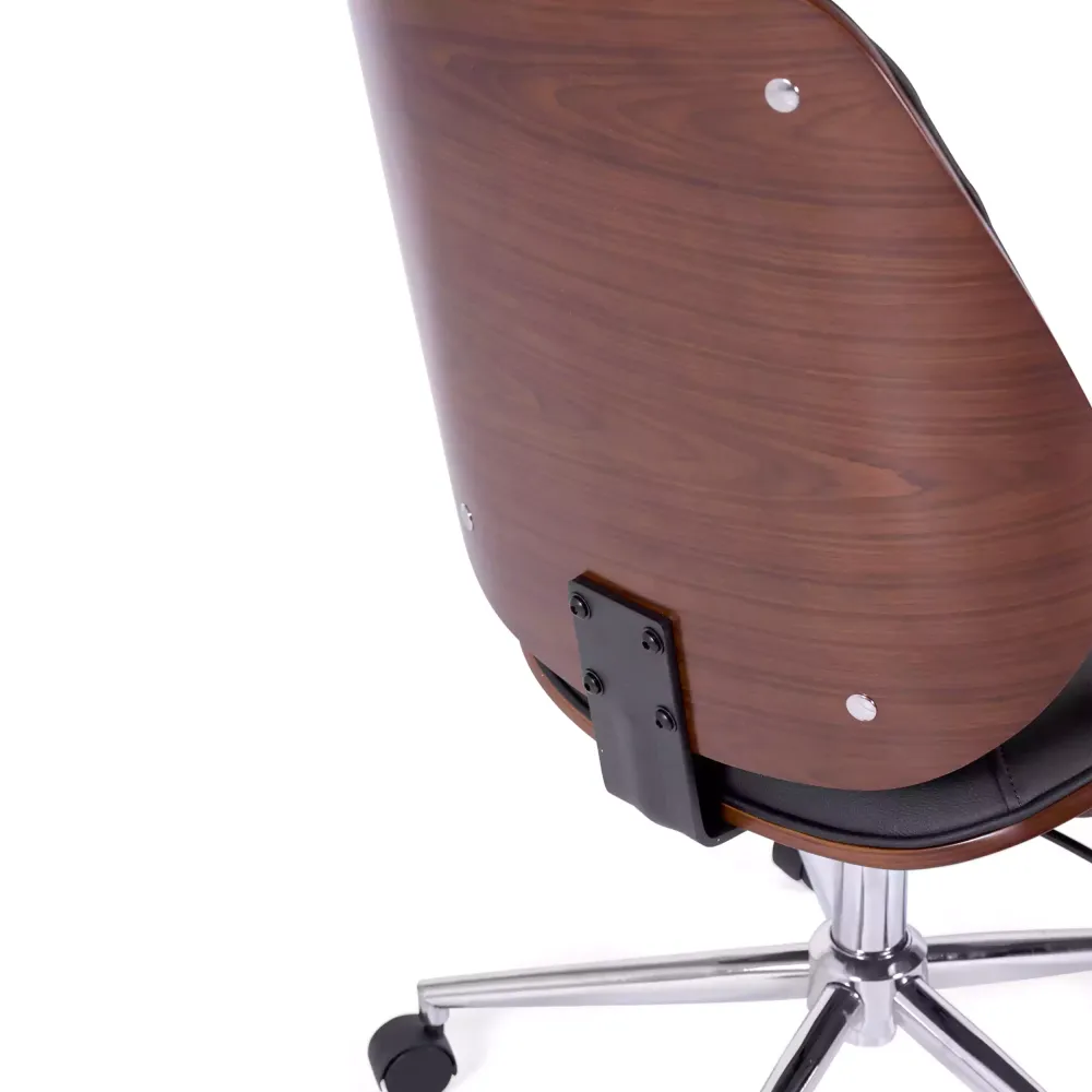 Sedia da ufficio Cambridge in legno-Sedie in similpelle-Mobilie design