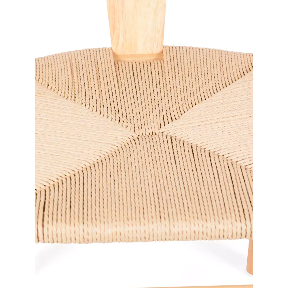 Replica a basso costo della sedia Wishbone CH24 di Hans J. Wegner in legno di faggio