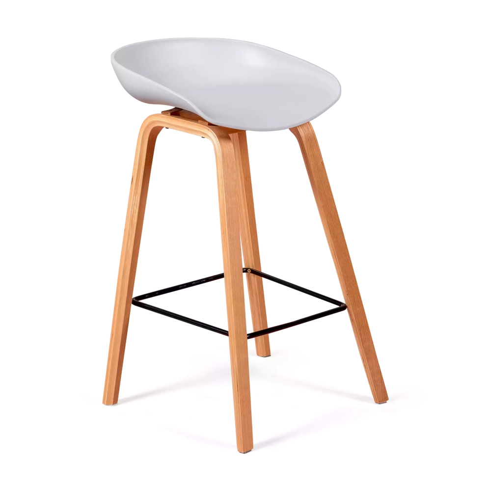 Sgabello Daxer Nordic 65 cm in Legno di Faggio