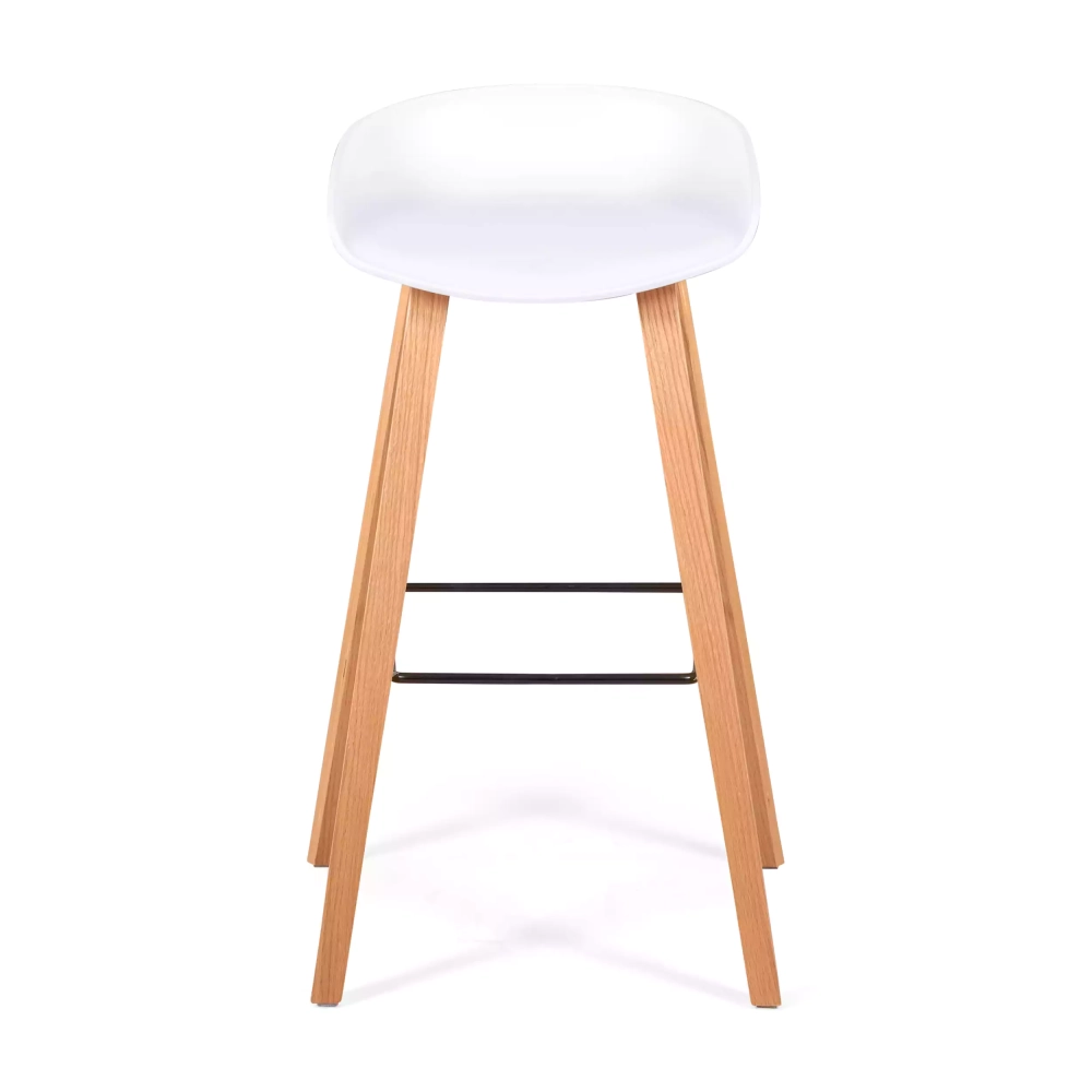Sgabello nordico da 75 cm in legno di faggio - Mobile Design