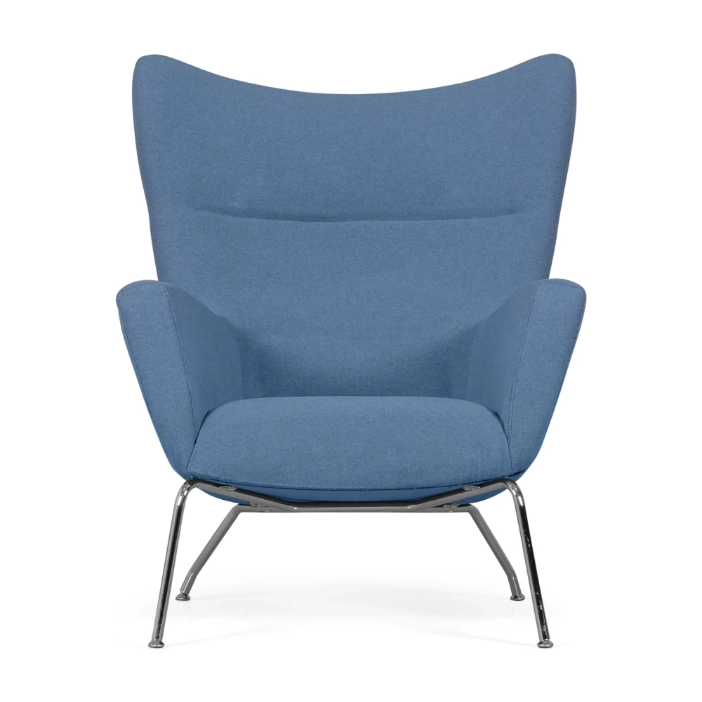 Replica della poltrona Wing CH445 del designer Hans J. Wegner