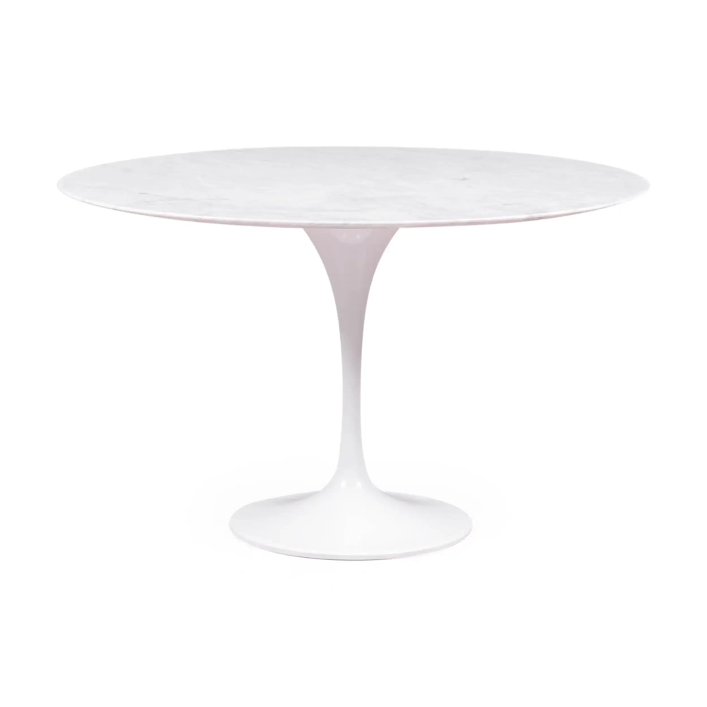 Ispirazione Tavolo design Tulip 120Ø in Marmo Carrara - Mobilie Design