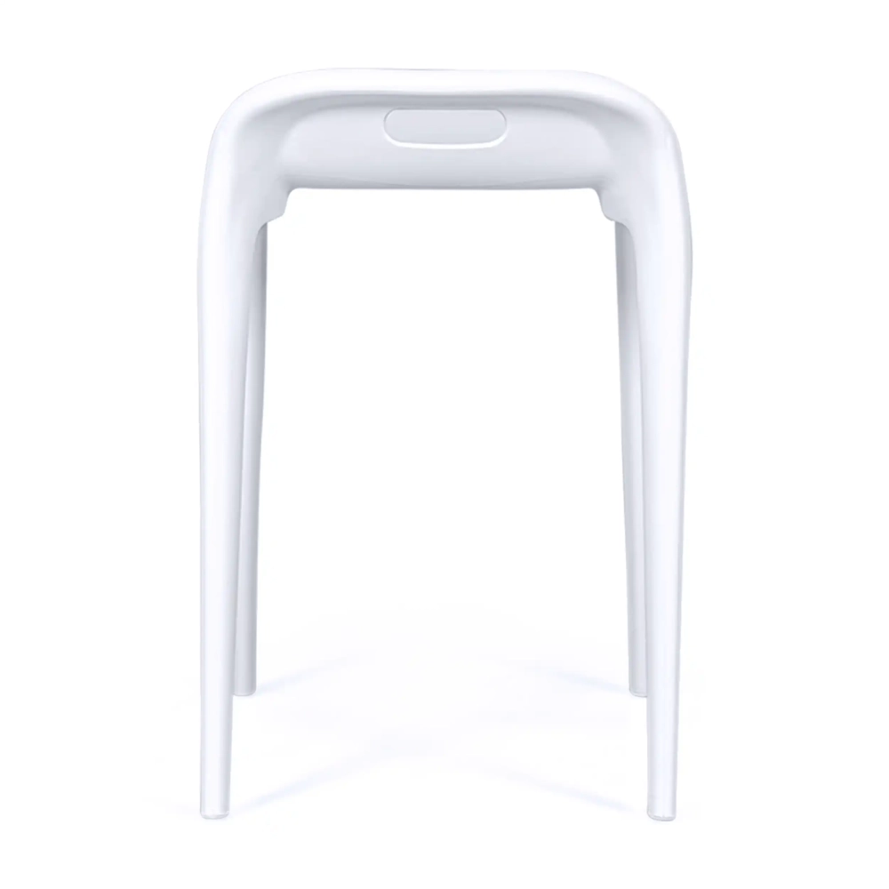 Sgabello design Didi 45 cm Bianco | Design minimalista e leggero