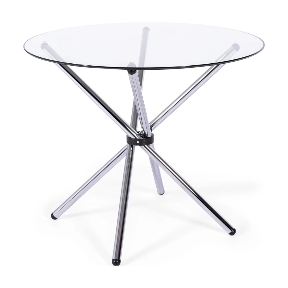 Tavolo rotondo in vetro 80 cm | Design moderno per cucina e sala da pranzo