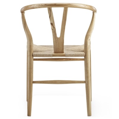 Replica of the high-end Wishbone CH24 chair