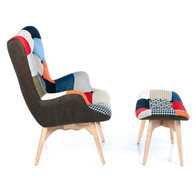 furmod Fauteuil Featherston Patchwork "Nieuwe Editie"