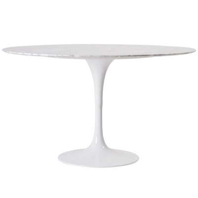 Tisch Dining Tulip 100cm aus Carrara Marmor