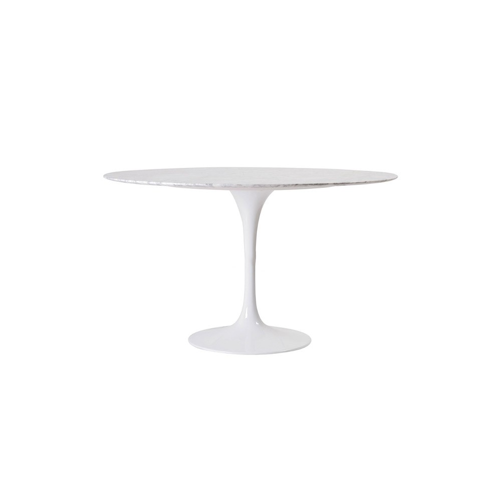 Tisch Dining Tulip 100cm aus Carrara Marmor