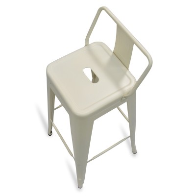 Hocker mit Rückenlehne Classic Wide Bistro Matt Icon Möbel