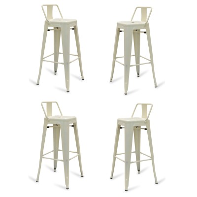 Lot de 4 Tabourets Bistro LB Matte