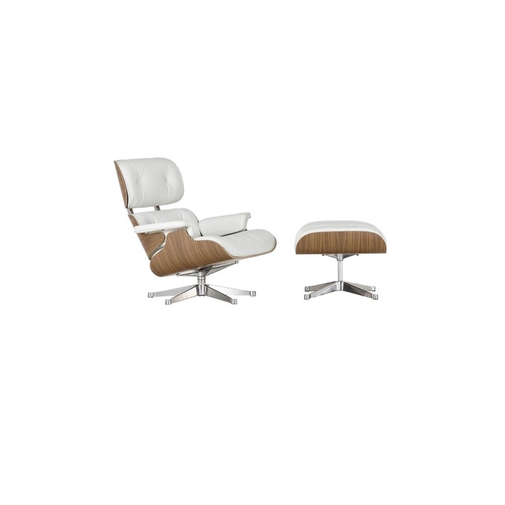 Réplica butaca Eames Lounge chair original en madera nogal de Charles & Ray Eames