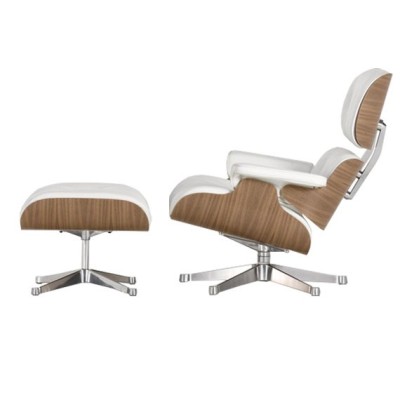 Réplica butaca Eames Lounge chair original en madera nogal de Charles & Ray Eames