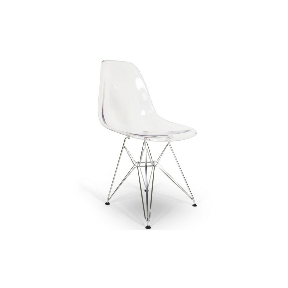 furmod Silla Eames DSR Inspirada Transparente