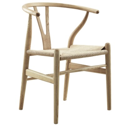 Chaise Wish CH24 Artisanale en Bois de Frêne