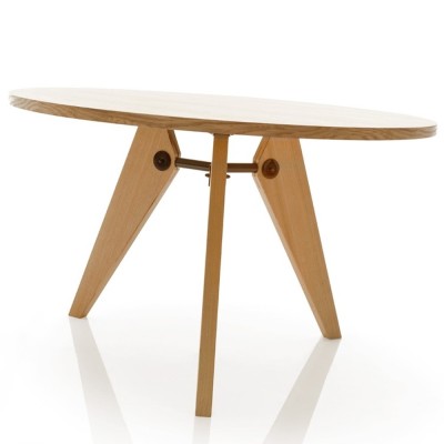 furmod Table Gueridon Prouve Style (100 cm)