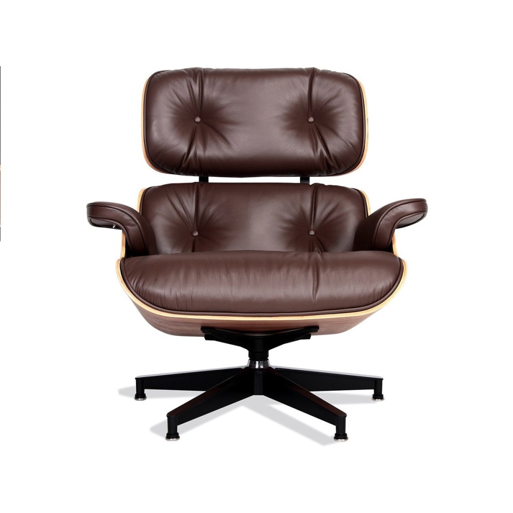 Inspired Eames Lounge Chair With Ottoman - Design Leather Armchairs