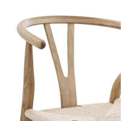 Réplique de la chaise Wishbone CH24 haut de gamme