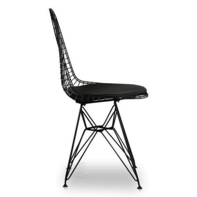 Inspiración Silla Eames Wire DKR con cojín