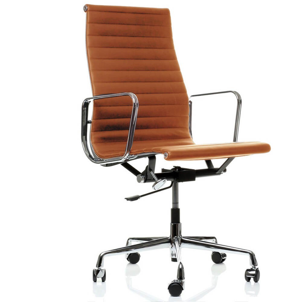 Replica Aluminum EA119 office chair by Charles & Ray Eames.