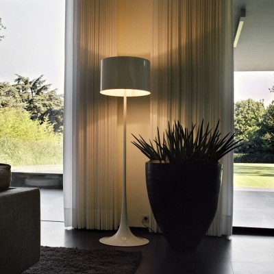 Replica of the Spun Light Floor lamp by the english designer Sebastian Wrong