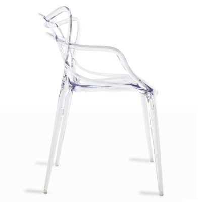 Cadeira Inspiration Transparent Masters do aclamado designer Phillipe Starck