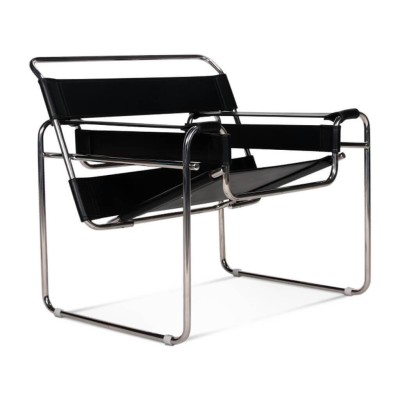 Réplica de la silla de diseño Wassilly Chair en piel