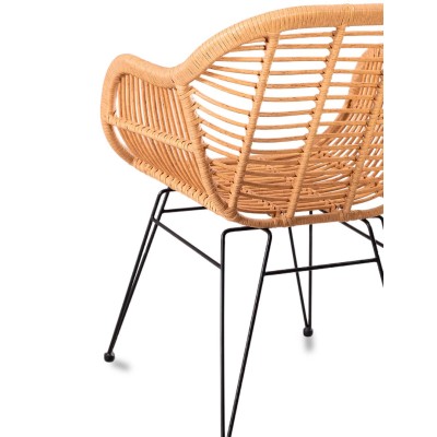 Le Midi Armchair in rattan perfect for outdoor