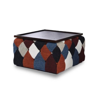 Mesa de Centro Chesterfield Patchwork estilo nórdico