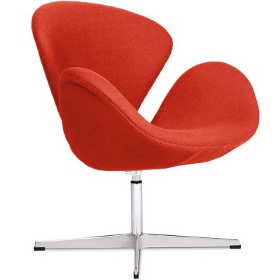 Réplique de la chaise Swan en cachemire par Arne Jacobsen