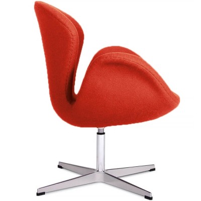 Réplique de la chaise Swan en cachemire par Arne Jacobsen