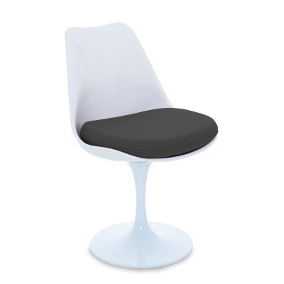 Sedia Tulip Chair con cuscino in cotone