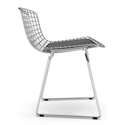 Replika Bertoia stol "Hög kvalitet" i Chrome Steel av den berömda designern Hans J. Wegner