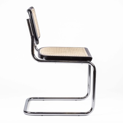 Replica of the Cesca Chair by designer Marcel Breuer