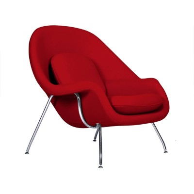 Replica della Womb Chair del designer Eero Saarinen