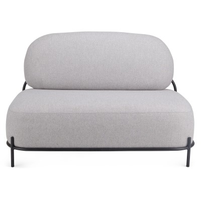 Clair gepolstertes Zweisitzer-Sofa im Design