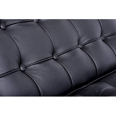 Réplique de chaise Barcelona Premium en cuir italien